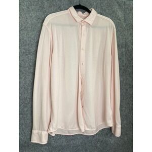 UNTUCKit Men's XL Pink Button Down‎ Shirt 100% Cotton Long Sleeve Casual